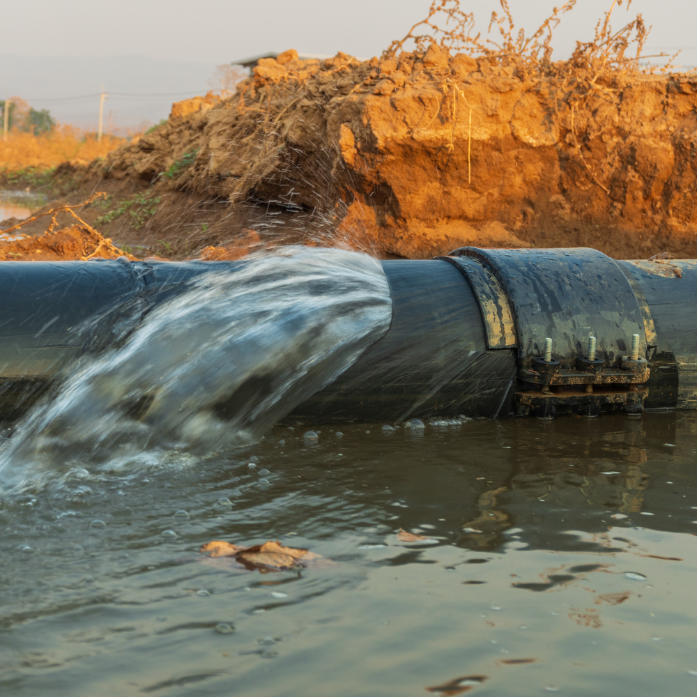 fuite d'eau tuyau de communauté