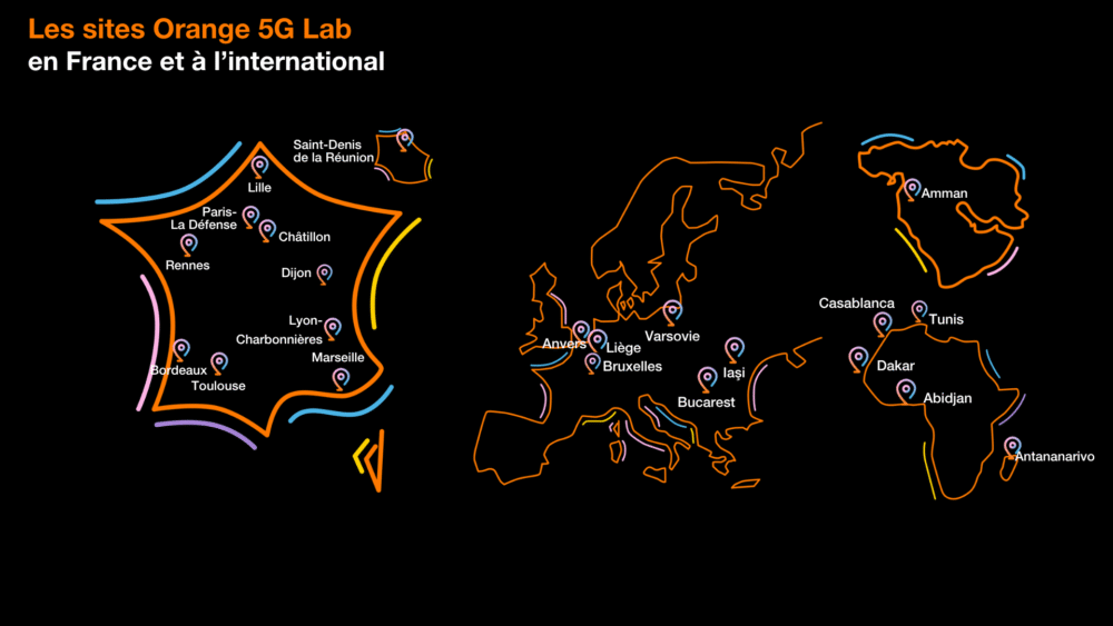 carte des 22 Orange 5G Lab